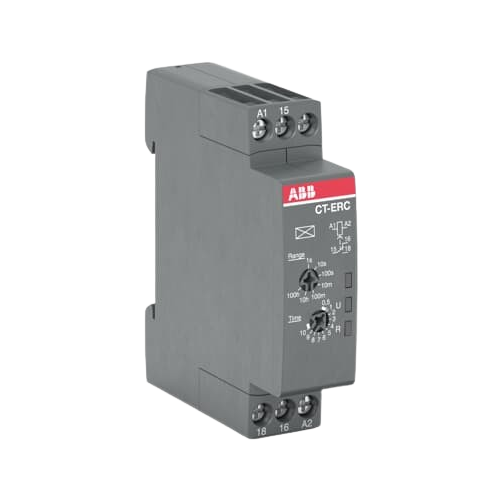 1SVR508100R0000 - CT-ERC.12 - CT-ERC.12 Time relay, ON-delay 1c/o, 24-48VDC/24-240VAC