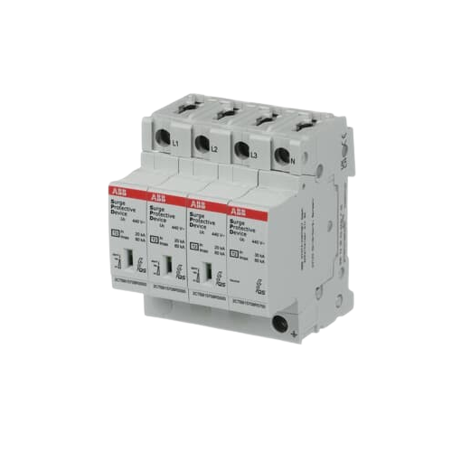 2CTB815708R4900 - OVR T2 3N 80-440s P QS - AC SPD - 4P 400V 80kA T2