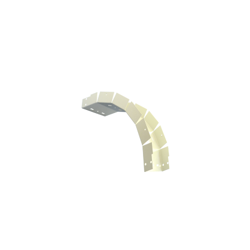 CTGD ER150 - EXTERNAL 90 RISER BEND - 150x50 - 1.2mm