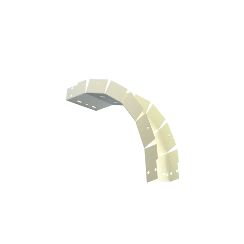 CTGD ER450 - EXTERNAL 90 RISER BEND - 450x50 - 1.5mm