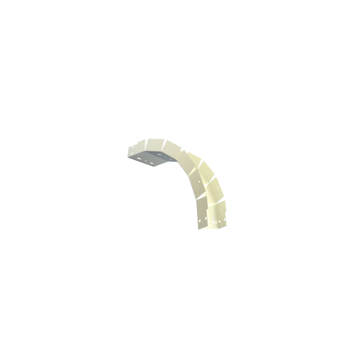 CTHD ER100 - EXTERNAL 90 RISER BEND - 100x75 - 1.2mm